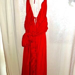 Red Maxi Dress